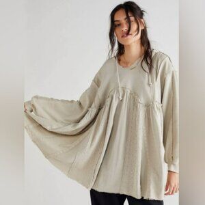 Free People Oversized Sweater – XS Cream